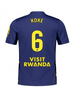 Atletico Madrid Koke #6 Auswärtstrikot 2025-26 Kurzarm